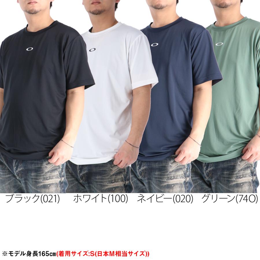 Oakley スポーツ用 Tシャツ L ブラック/ホワイト OAKLEY（オークリー） Tシャツ メンズ 半袖 速乾 スポーツ ブランド