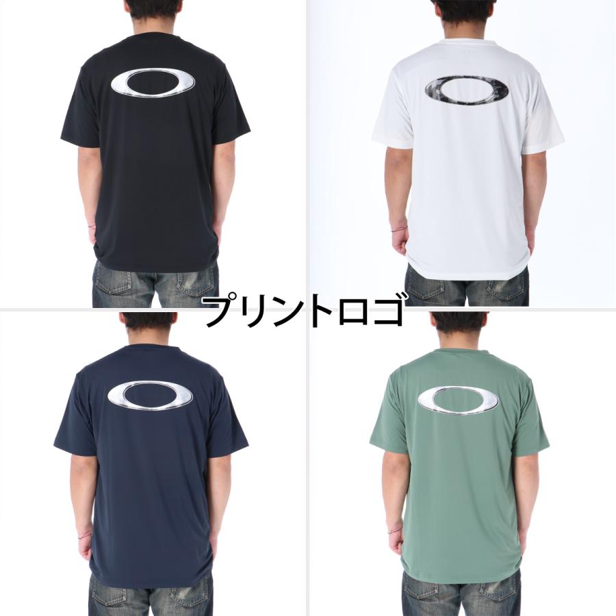 Oakley スポーツ用 Tシャツ L ブラック/ホワイト OAKLEY（オークリー） Tシャツ メンズ 半袖 速乾 スポーツ ブランド