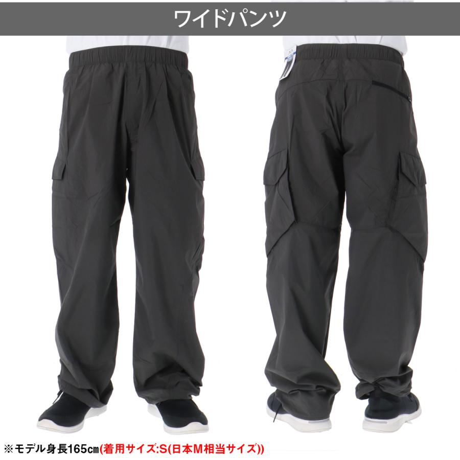未使用00s OAKLEY ワイドカーゴパンツ ワンポイント刺繍ロゴ ブラック OAKLEY（オークリー） ジャージ 下 メンズ ロングパンツ ウィンド