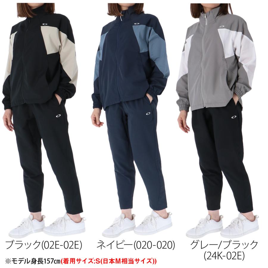 OAKLEY オークリーゴルフ【Ｍ】 レディースセットアップ 新品MLサイズOAKLEY オークリーゴルフセットアップ モックネック