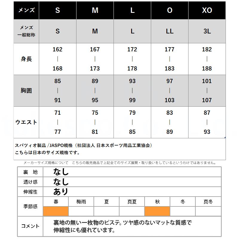 スパッツィオ ピステ メンズ 上下 Spazio 薄手 ストレッチ サッカー フットサル バックプリント GE0836 送料無料 新作｜takespo｜20