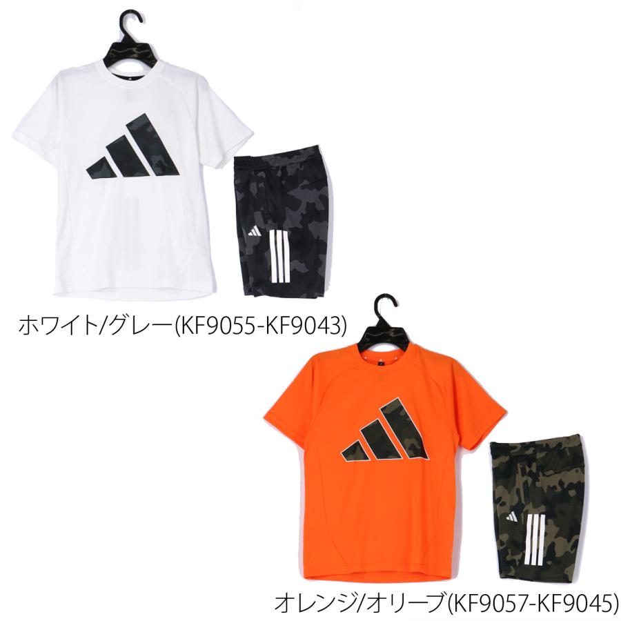 新品未使用タグ付き　アディダス　adidas　ランニング　３点セット 半袖Tシャツ 上下セット ハーフパンツ UNDER ARMOUR NIKE adidas（アディダス） Tシャツ ハーフパンツ 上下 ジュニア