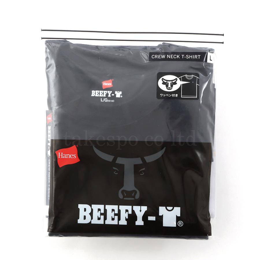 ヘインズ Tシャツ メンズ 上 Hanes 半袖 クルーネック ワンポイント 綿 BEEFY-T ビーフィー H8T301｜takespo｜15