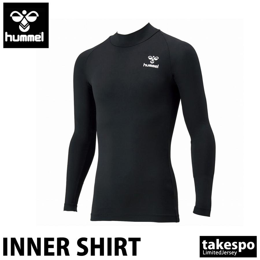 ヒュンメル インナーシャツ メンズ Hummel アンダーシャツ 吸汗速乾 激安 ストレッチ Uvカット 送料無料2 324円 Hap5151 長袖 Blk