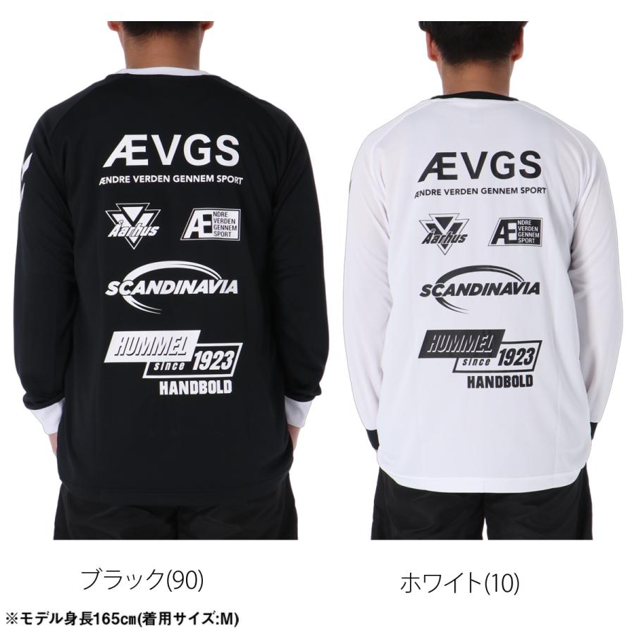 ロンT 長袖Tシャツ メンズ ブランド ヒュンメル ドライ 速乾 スポーツ Tシャツ ロンティー ロングTシャツ 長袖 吸汗 | hummel | 04