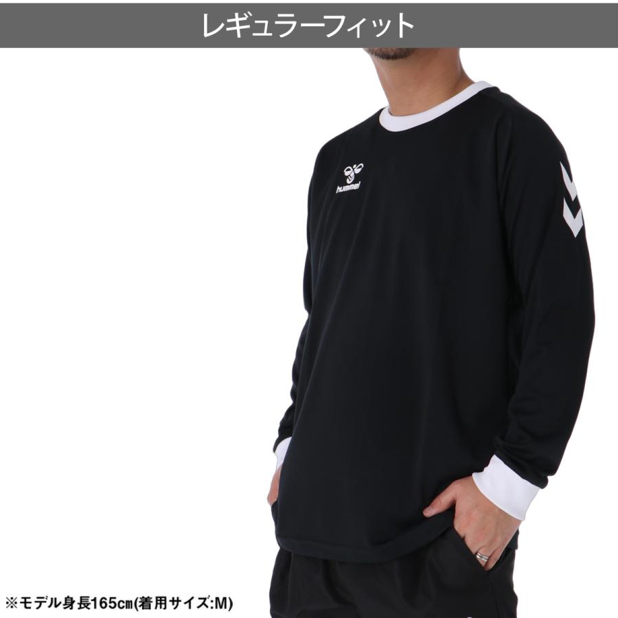 ロンT 長袖Tシャツ メンズ ブランド ヒュンメル ドライ 速乾 スポーツ Tシャツ ロンティー ロングTシャツ 長袖 吸汗 | hummel | 05