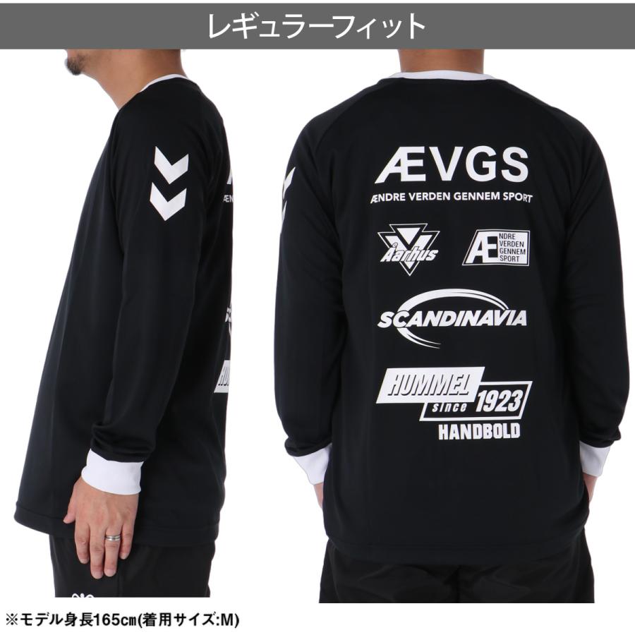 ロンT 長袖Tシャツ メンズ ブランド ヒュンメル ドライ 速乾 スポーツ Tシャツ ロンティー ロングTシャツ 長袖 吸汗 | hummel | 06