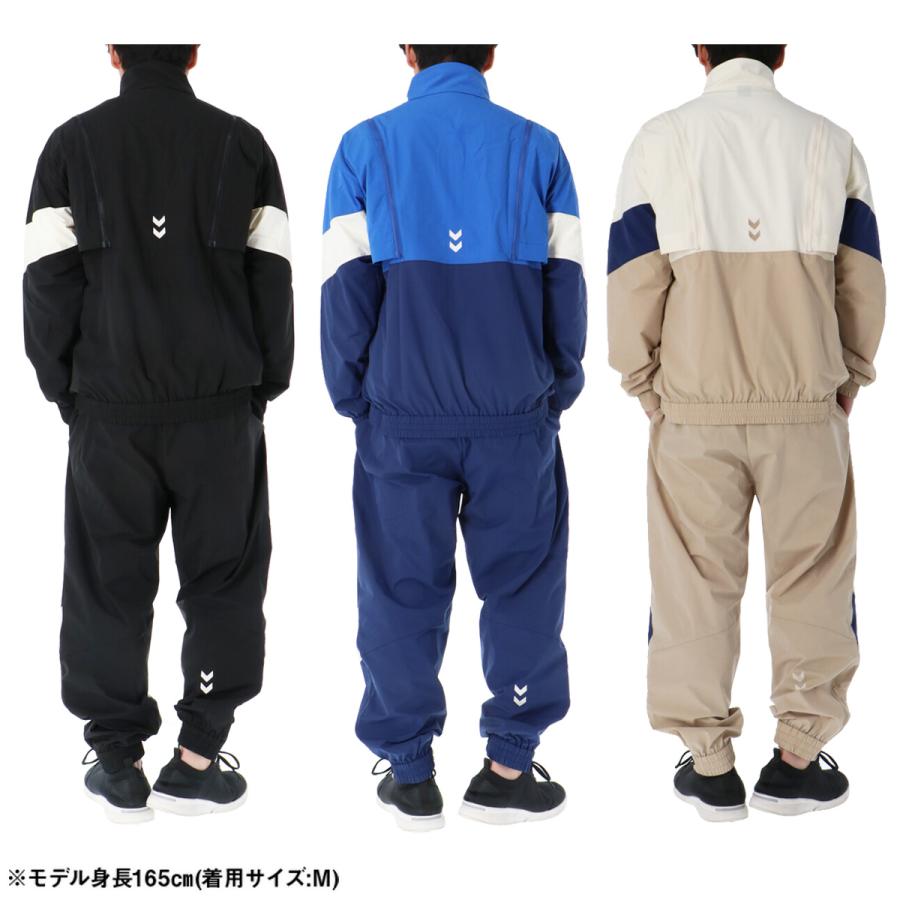 hummel（ヒュンメル） 薄手 ジャージ 上下 メンズ セットアップ 軽量