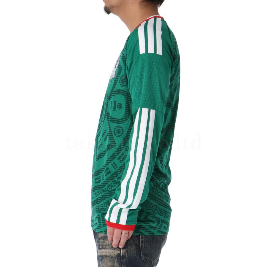 アディダス サッカー レプリカシャツ メンズ ブランド adidas メキシコ代表 26 ホーム I9239 送料無料 新作 長袖 3L/4L/5L | adidas | 03