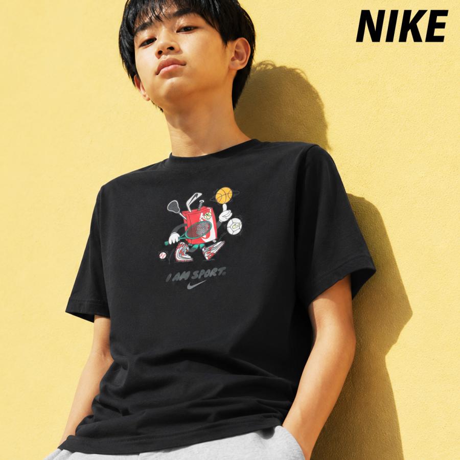 NIKE（ナイキ） Tシャツ ジュニア ブランド NIKE II0452 BLK 新作 