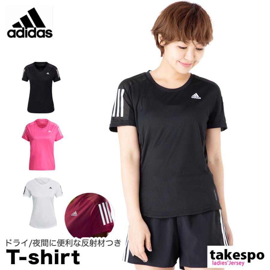 アディダス Tシャツ レディース 上 Adidas 吸汗速乾 ドライ 軽量 メッシュ ランニング 半袖 送料無料 アウトレット Ipf44 限定ジャージのタケスポ 通販 Yahoo ショッピング