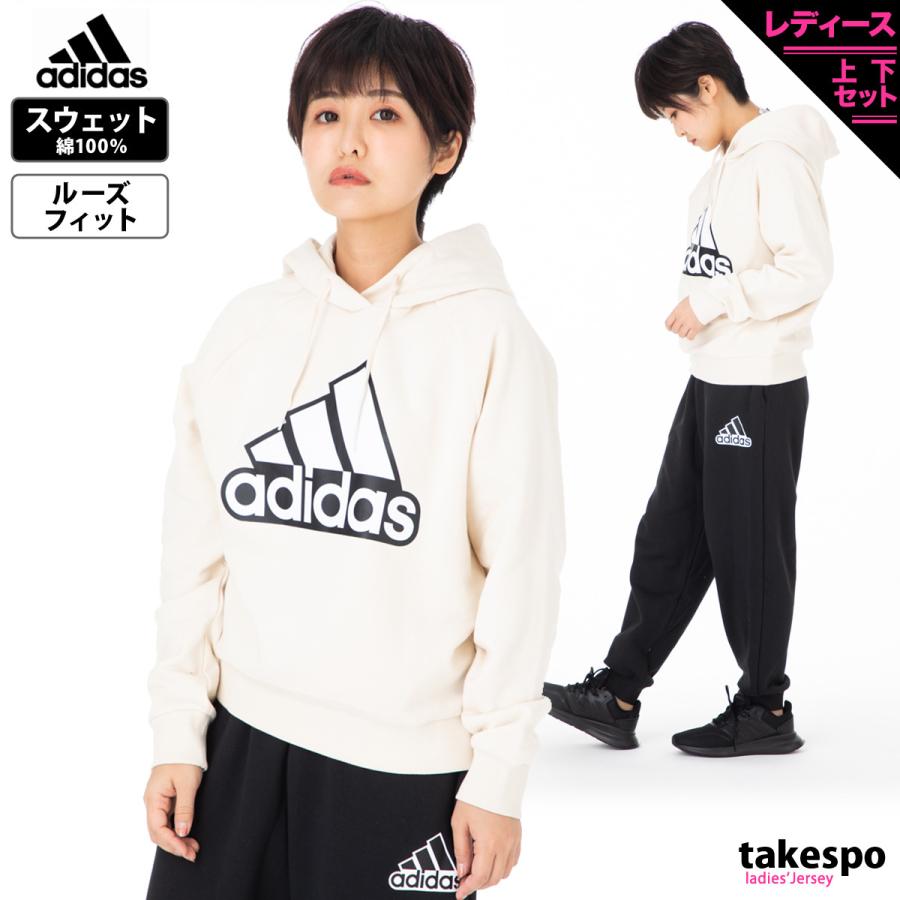 アディダス スウェット レディース 上下 Adidas フーディ ビッグロゴ パーカー パンツ トレーニングウェア Ir914 送料無料 あすつく アウトレット 新作 限定ジャージのタケスポ 通販 Paypayモール