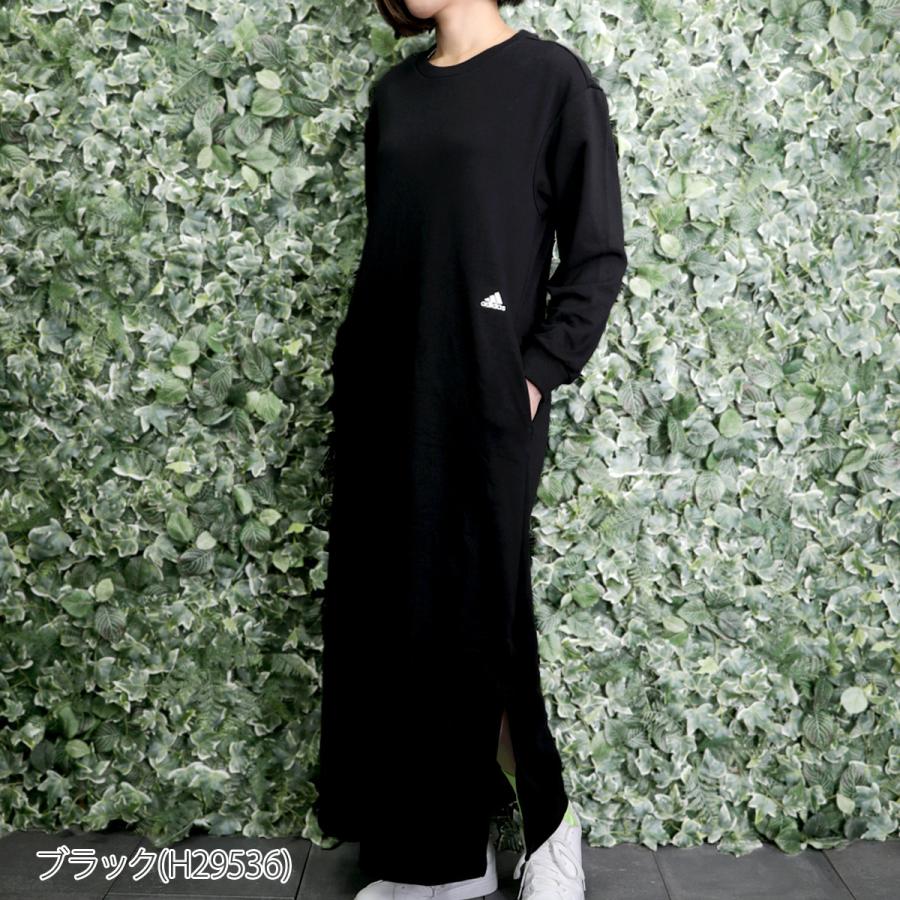 アディダス スウェットワンピース レディース Adidas ロング 長袖 マキシ丈 トレーニングウェア Jil15 送料無料 あすつく アウトレット 新作 限定ジャージのタケスポ 通販 Paypayモール