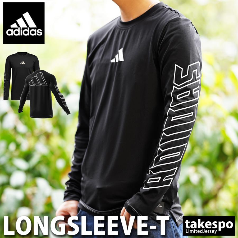 アディダス 長袖tシャツ メンズ 上 Adidas ロンt ビッグロゴ バックプリント グラフィック 吸汗速乾 ドライ 薄手 長袖 Jlt60 送料無料 アウトレット Sale セール 限定ジャージのタケスポ 通販 Paypayモール