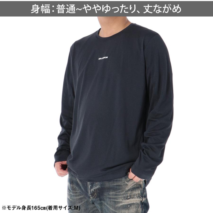 SALOMON（サロモン） ロンT 長袖Tシャツ メンズ ブランド ドライ 速乾
