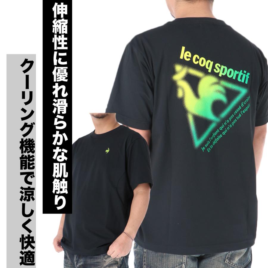 le coq sportif（ルコックスポルティフ） Tシャツ メンズ 半袖 吸汗 速