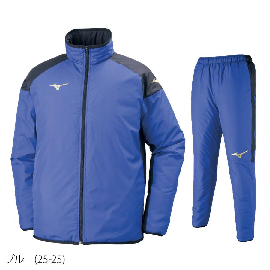 ミズノ ウインドブレーカー メンズ 上下 Mizuno 中綿入り 防寒 はっ水 保温 トレーニングウェア P2JE7501-P2JF7501 送料無料 新作｜takespo｜06