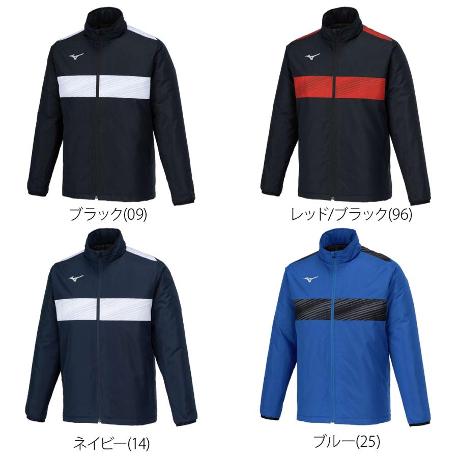 ミズノ ウインドジャケット メンズ ブランド Mizuno チーム P2MEB590 送料無料 新作 中綿入り フルジップ はっ水 撥水 3L_5