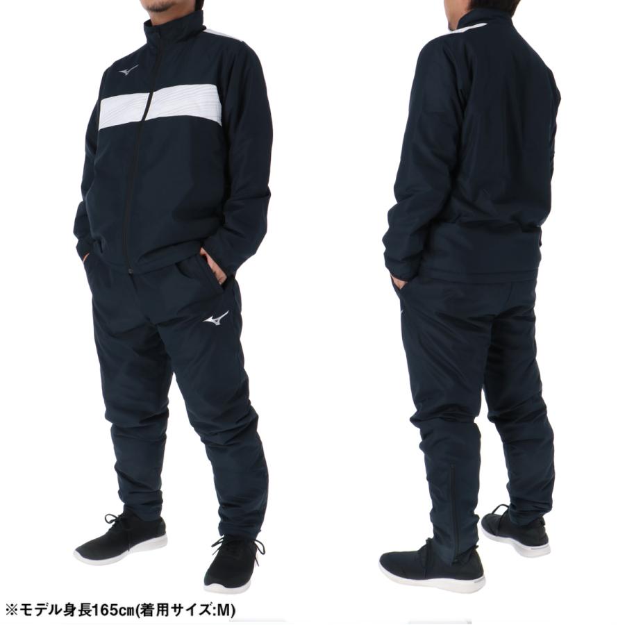 ミズノ ウインドジャケット メンズ ブランド Mizuno チーム P2MEB590 送料無料 新作 中綿入り フルジップ はっ水 撥水 3L_10