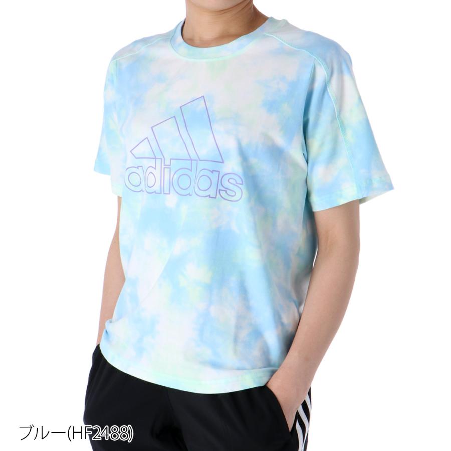 アディダス Tシャツ レディース 上 Adidas タイダイ柄 ビッグロゴ 半袖 Qb069 送料無料 新作 限定ジャージのタケスポ 通販 Paypayモール