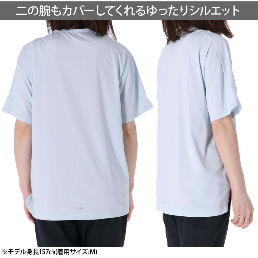 アディダス ■ XS レディース Mサイズ Tシャツ 半袖 丸首 ロゴT adidas（アディダス） Tシャツ レディース 半袖 速乾 スポーツ