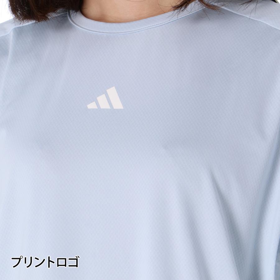 アディダス ■ XS レディース Mサイズ Tシャツ 半袖 丸首 ロゴT adidas（アディダス） Tシャツ レディース 半袖 速乾 スポーツ