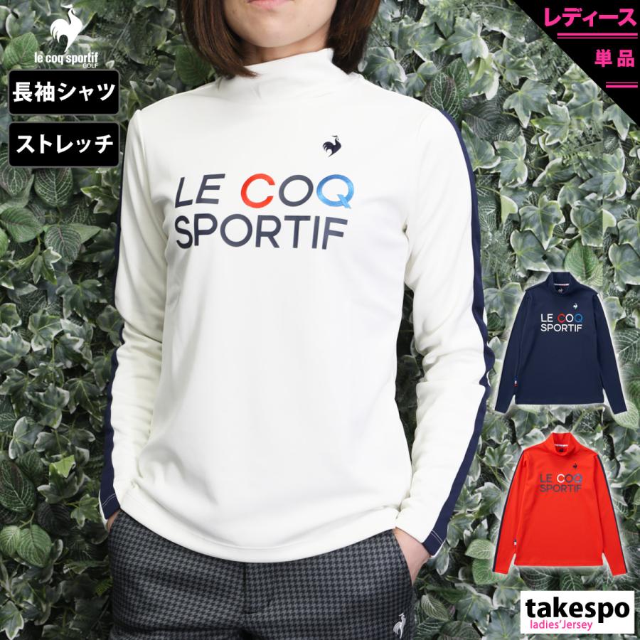ー品販売 le coq sportif ルコック 長袖シャツ レディース ゴルフウェア L ルコック スカート グレー×オレンジ サイドロゴライン レディース ゴルフウェア le coq sportif (超美品)/70%OFF価格