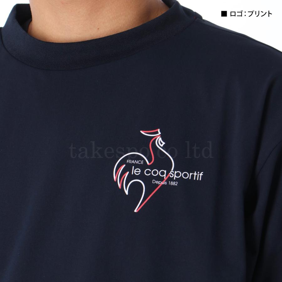 ルコック Tシャツ メンズ 上 le coq sportif 半袖 吸汗 速乾 ドライ UVカット QMMXJA03 新作｜takespo｜08