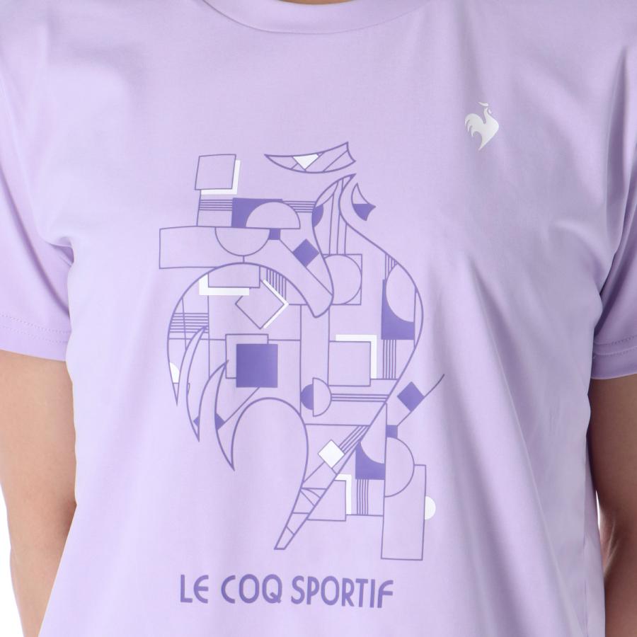 ルコック Tシャツ レディース 上 le coq sportif 半袖 吸汗 速乾 ストレッチ UVカット 遮熱 クーリング SUNSCREEN -3℃ SUNSCREEN サンスクリーン QMWXJA05 新作｜takespo｜11