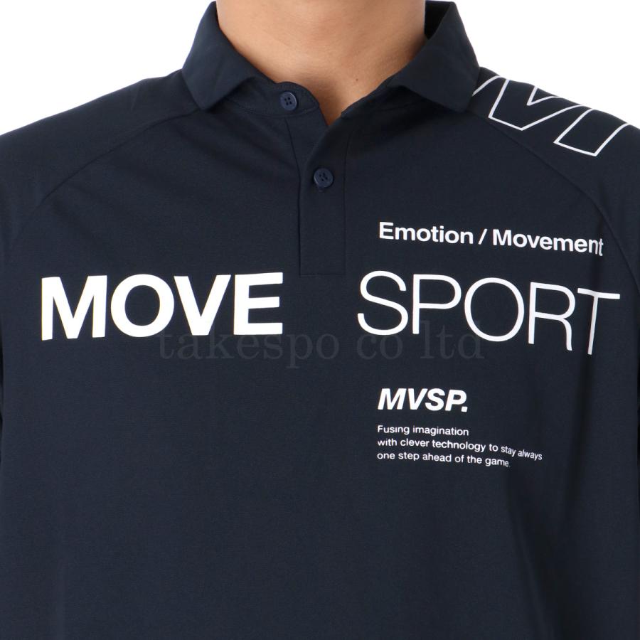 MOVESPORT ムーブスポーツ ポロシャツ メンズ デサント サンスクリーン