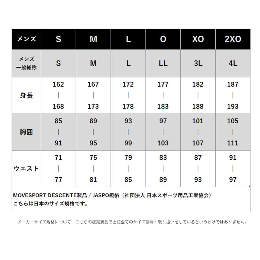 ムーブスポーツ スウェット 上下 メンズ デサント セットアップ バリアフリース チーム フード付き フーディ 3L/4L_15