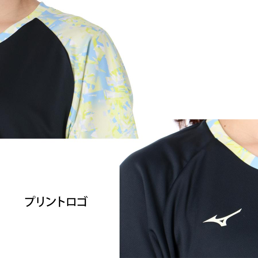 MIZUNO（ミズノ） Tシャツ レディース 半袖 速乾 スポーツ ブランド