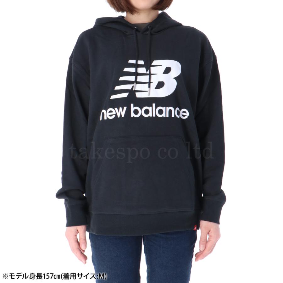 ニューバランス スウェットパーカー レディース 上 newbalance パーカー 綿混 ビッグロゴ 裏毛 トレーニングウェア WT03547 アウトレット 半額以下｜takespo｜04