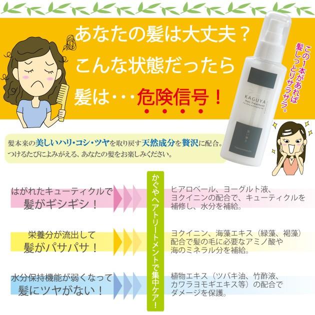 かぐや ヘアトリートメント 詰替 ２袋 まとめ買い ノンシリコン 竹酢液 配合 洗い流さない ヘアトリートメント 無添加 無香料 無着色 竹炭の里 Ts041rfl2 竹炭の里 通販 Yahoo ショッピング