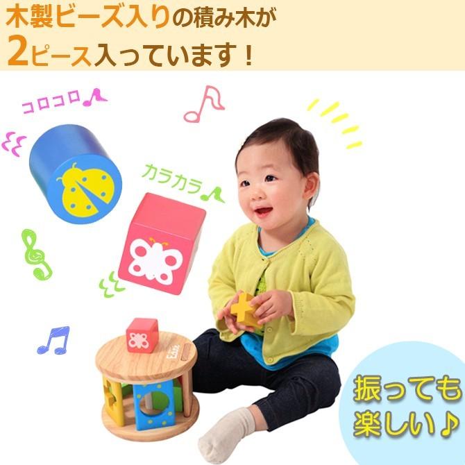 名入れ  出産祝い 木製 KOROKOROパズル 型はめパズル 知育玩具 木のおもちゃ 音のなる積み木 プレゼント  贈り物 エデュテ /おもちゃ/ PA｜taketomo-kobo｜04