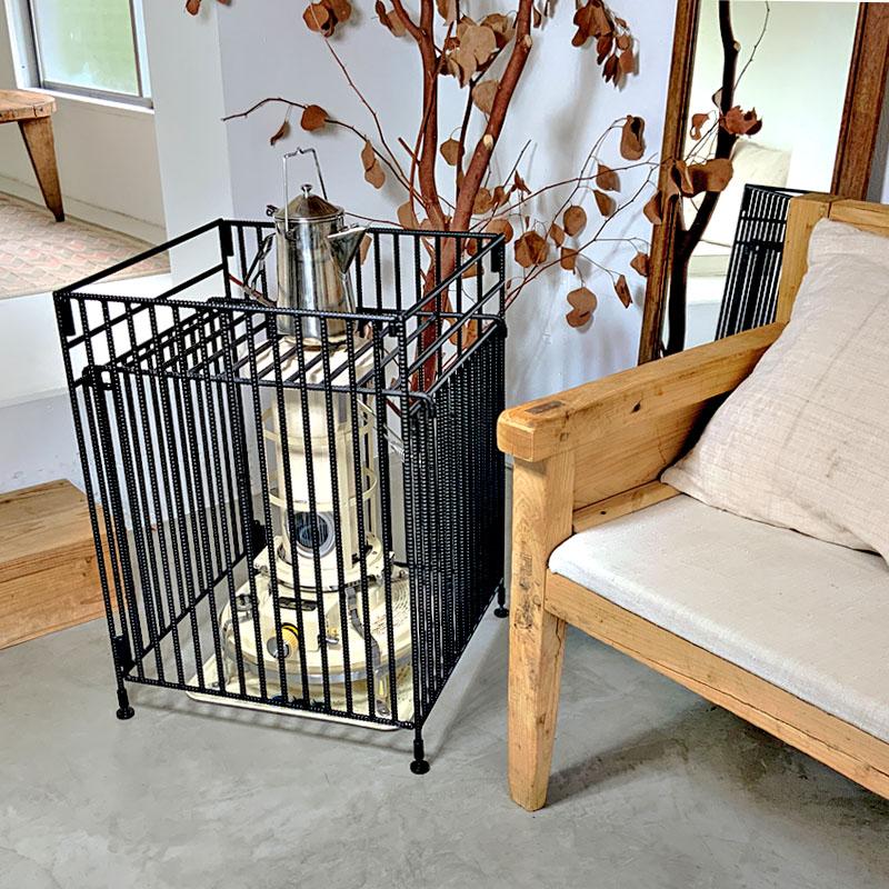 格子13本 ストーブガード 折畳み 収納タイプ アラジン ストーブ