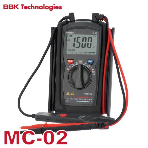 BBK クランプ付デジタルマルチメーター MC-02 AC/DC電流測定が BBK クランプ付デジタルマルチメーター MC-02 AC/DC電流測定が