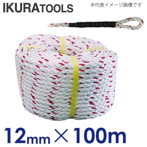 育良精機  ISC12X100 クロスロ−プ イクラクロスロープ 12mmx100m 長さ100m 20204 12打 育良精機 (配送先法人様限定) イクラクロスロープ 20204 12打ち 直径