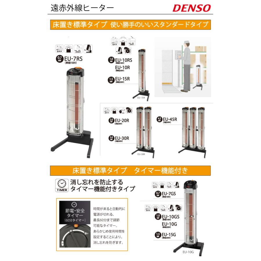 デンソー (配送先法人限定) 遠赤外線ヒーター 天吊りタイプ EG デンソー (配送先法人限定) 遠赤外線ヒーター 天吊りタイプ EG