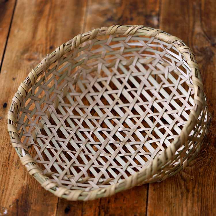 根曲竹箕籠 : 虎斑竹専門店 竹虎 - 通販 - Yahoo!ショッピング