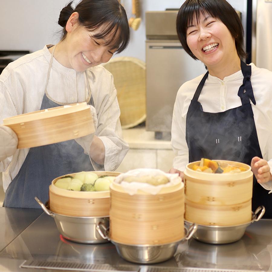 （蒸とら）杉蒸篭（せいろ）直火・IH対応ステンレス鍋セット 本体深め 杉材 竹材 調理性・耐久性を向上 18cm 24cm 2段 1段 中華せいろ 蒸籠 セイロ |  | 11