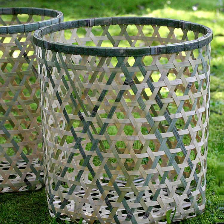 竹製の玉入れかご、運動会を昔ながらの竹編み籠が応援します : 虎斑竹