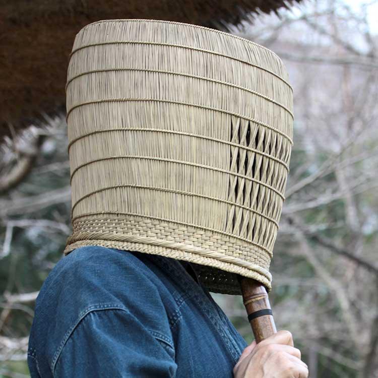 虚無僧 天蓋 笠 藁 時代劇 竹編み 竹製 仏教 仏具 工芸品 骨董品