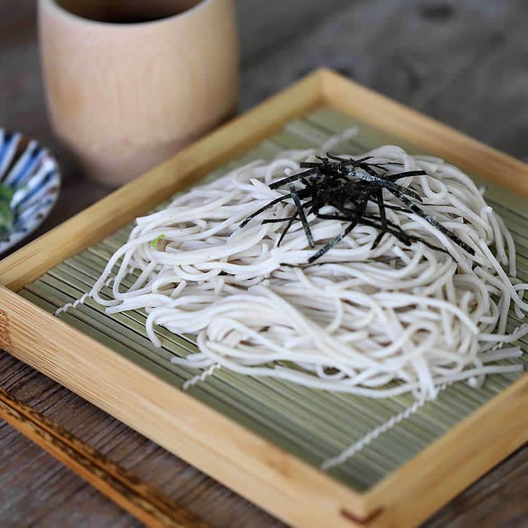 竹製箱型すだれ蕎麦皿 食卓に水切りの滴が落ちない 蕎麦せいろ そば 