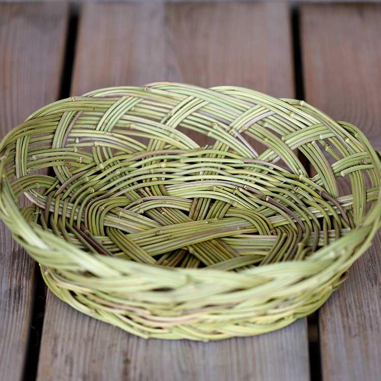 幻のメゴ笹楕円籠 26cm | 