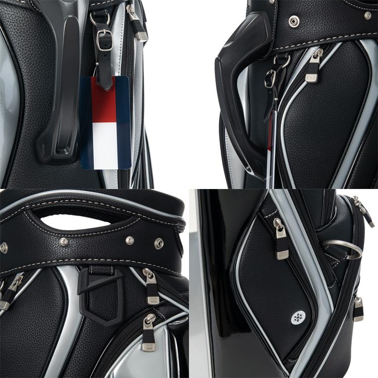 【美品】トミーヒルフィガーゴルフ キャディバッグ TOMMY HILFIGER GOLF（トミー ヒルフィガー ゴルフ） トミー