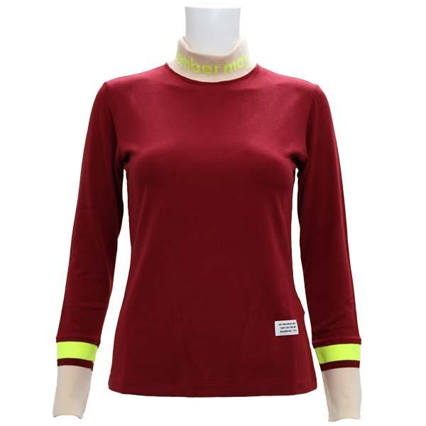 ディセンバーメイ ゴルフ レディース モックシャツ 保温 ニット モック