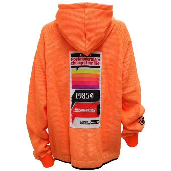 ディセンバーメイ ゴルフ パーカー フルジップ ワッフル フーディー