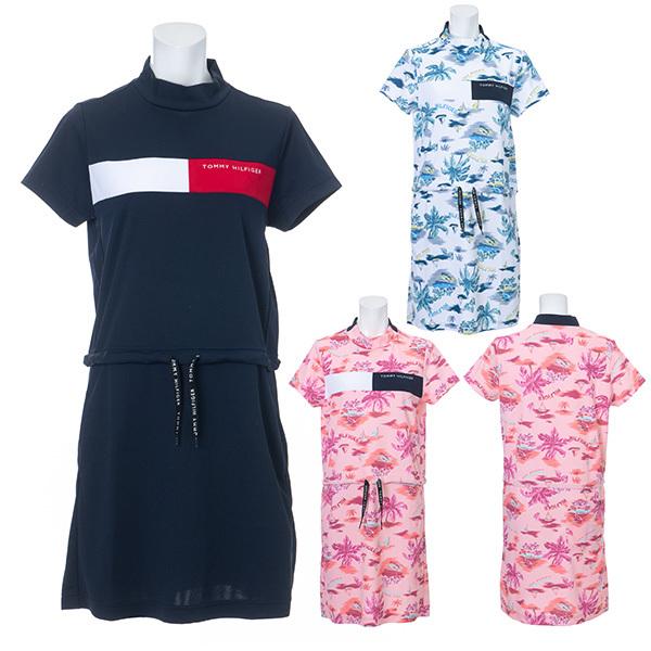 正規激安 トミーヒルフィガー ゴルフ ワンピース 半袖 レディース モックネック 吸水速乾 抗菌防臭 Uvカット Tommy Hilfiger Golf 白 ホワイト 紺 ネイビー ピンク Thla13 人気no 1 本体 Www Thedailyspud Com