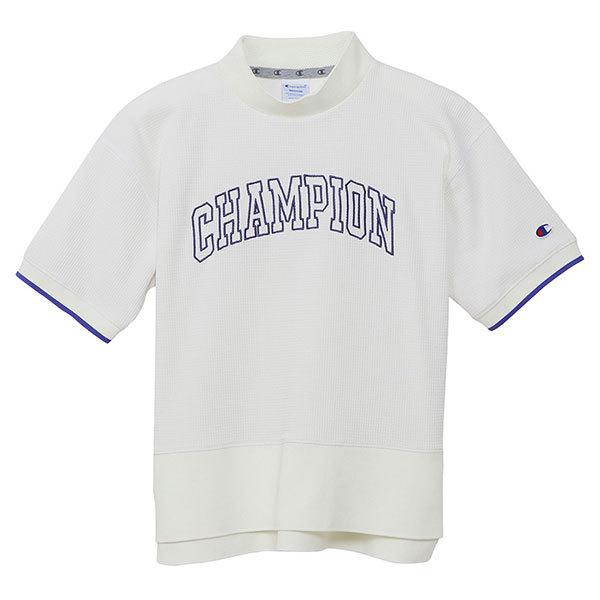 レビューで送料無料 チャンピオン ゴルフ レディース モックネックシャツ 半袖 シャツ Tシャツ モックシャツ ハイネック ゴルフウェア ロゴ 白 ホワイト White 春 夏 Cw Tg309 Champ 数量限定 特売 Atempletonphoto Com
